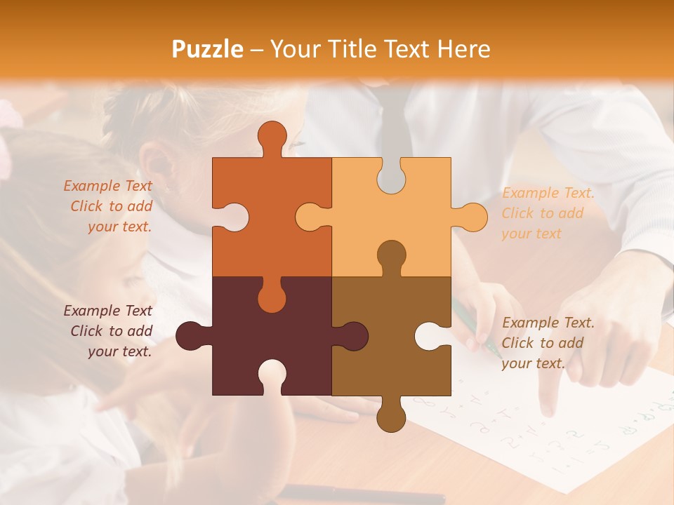 Office Brainstorm People PowerPoint Template