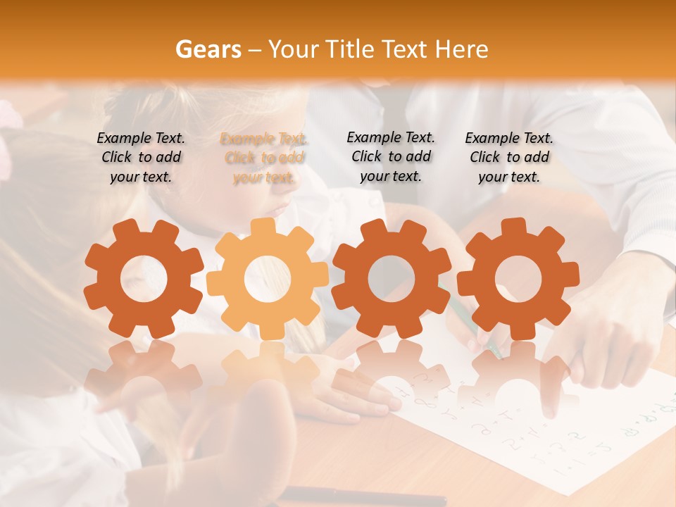 Office Brainstorm People PowerPoint Template