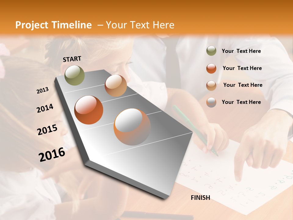 Office Brainstorm People PowerPoint Template