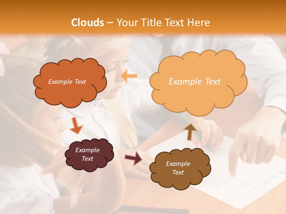 Office Brainstorm People PowerPoint Template