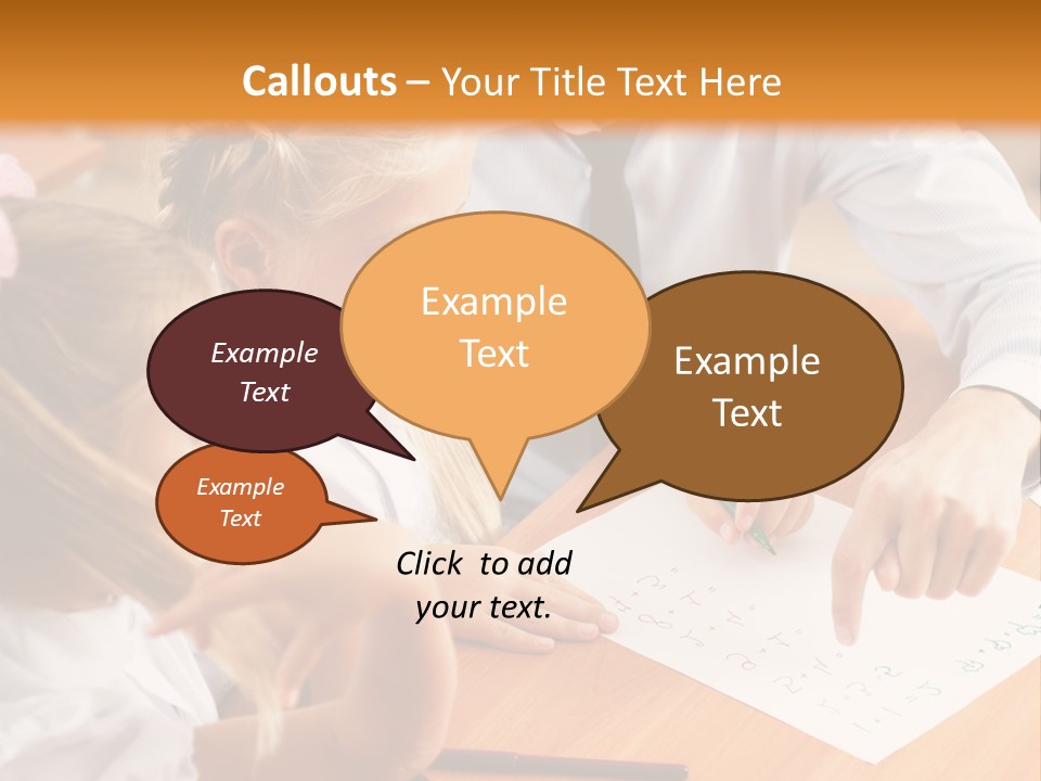 Office Brainstorm People PowerPoint Template