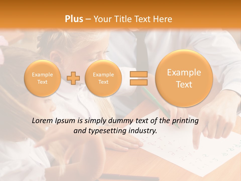 Office Brainstorm People PowerPoint Template