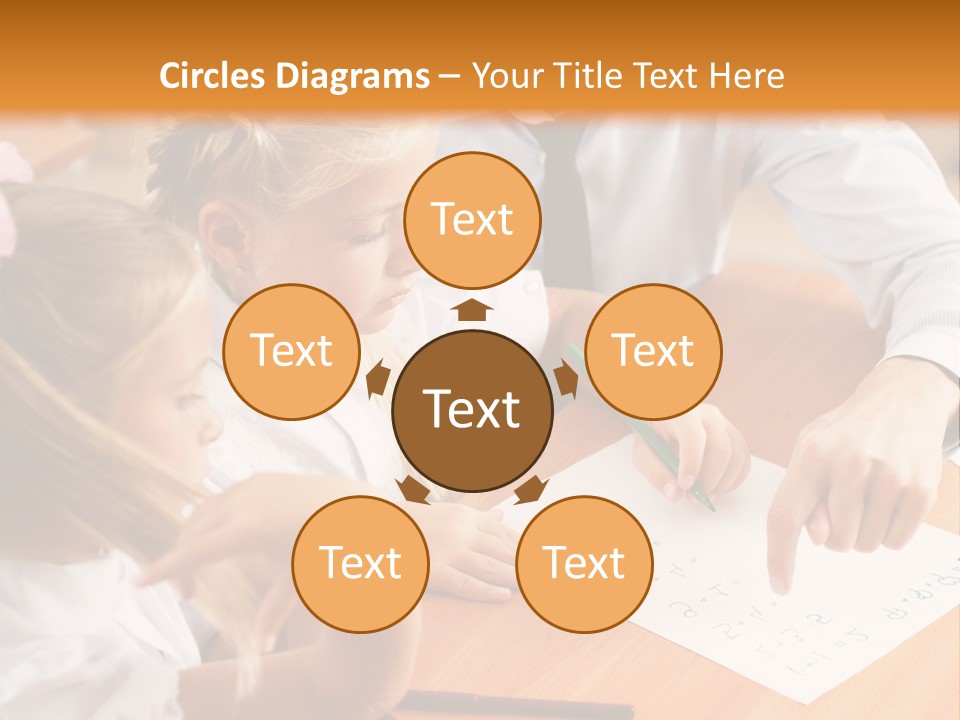 Office Brainstorm People PowerPoint Template