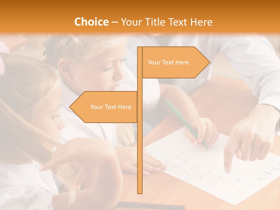 Office Brainstorm People PowerPoint Template