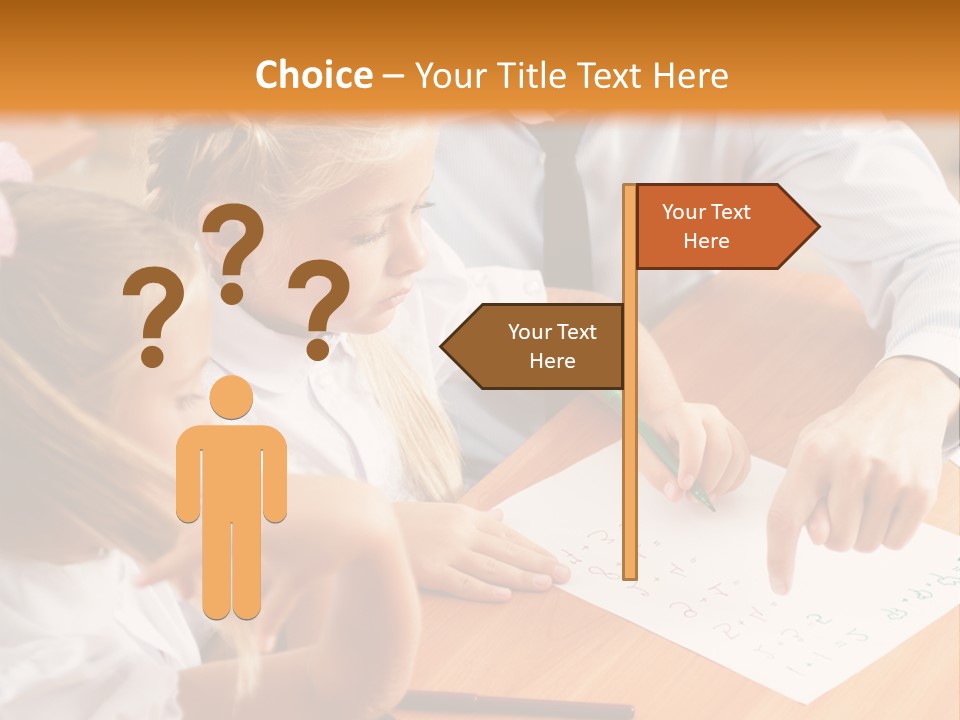 Office Brainstorm People PowerPoint Template