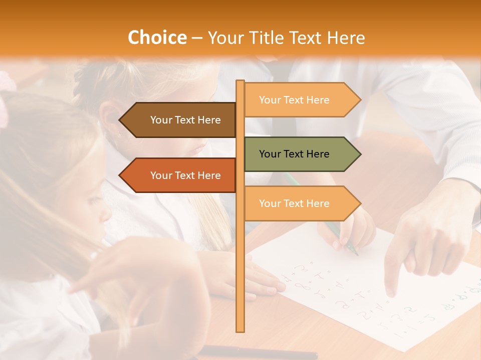 Office Brainstorm People PowerPoint Template