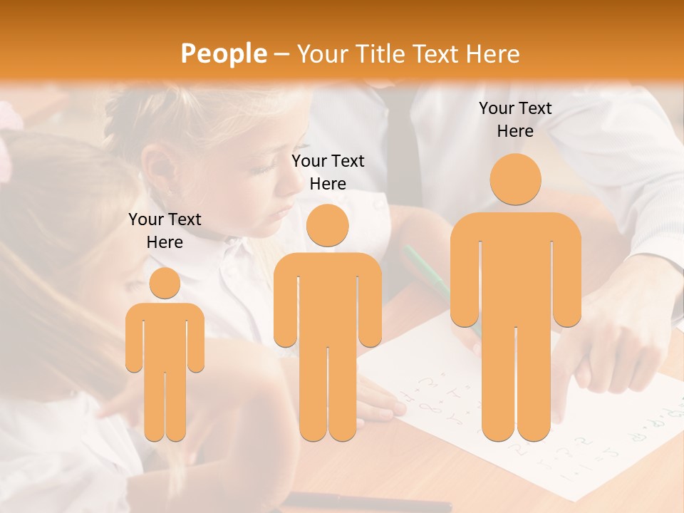 Office Brainstorm People PowerPoint Template