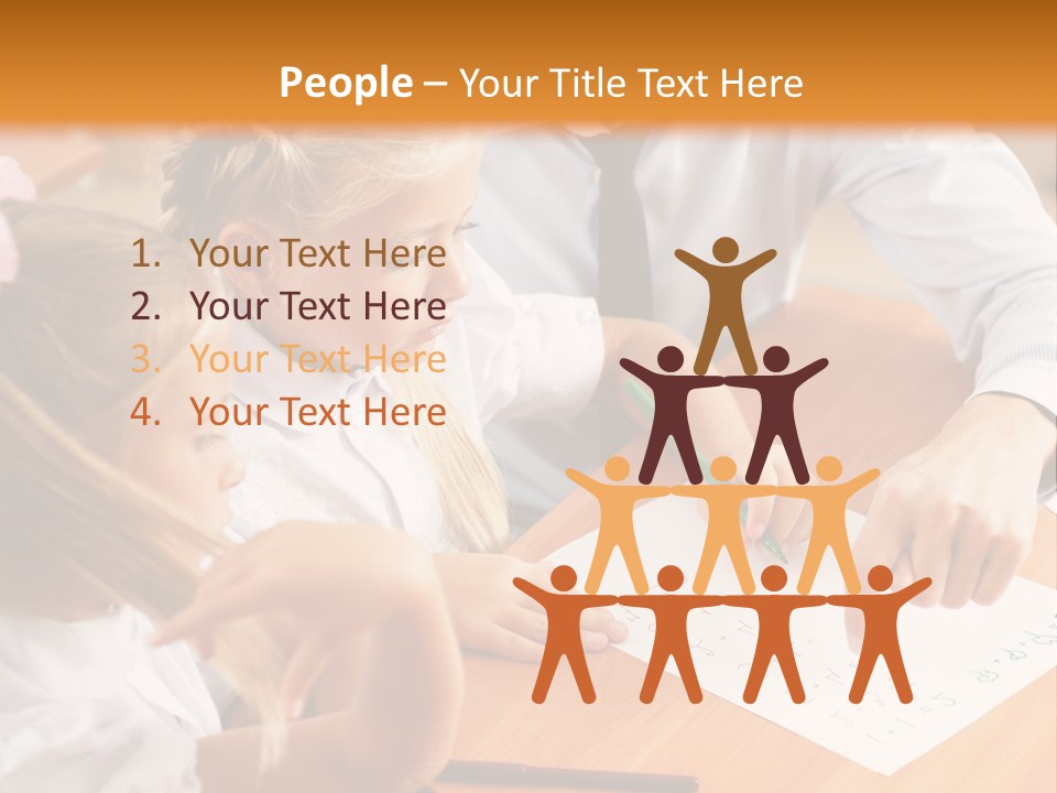 Office Brainstorm People PowerPoint Template