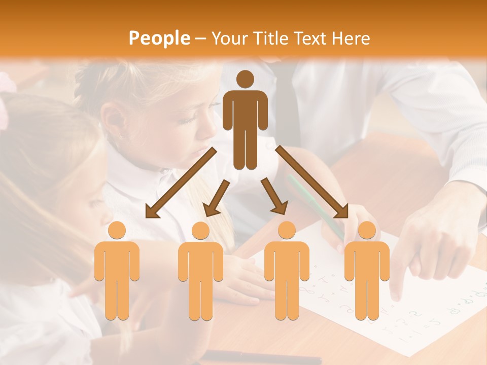 Office Brainstorm People PowerPoint Template