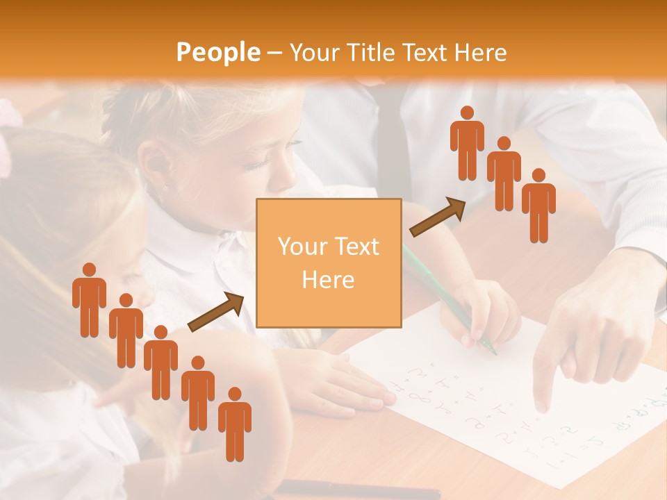 Office Brainstorm People PowerPoint Template