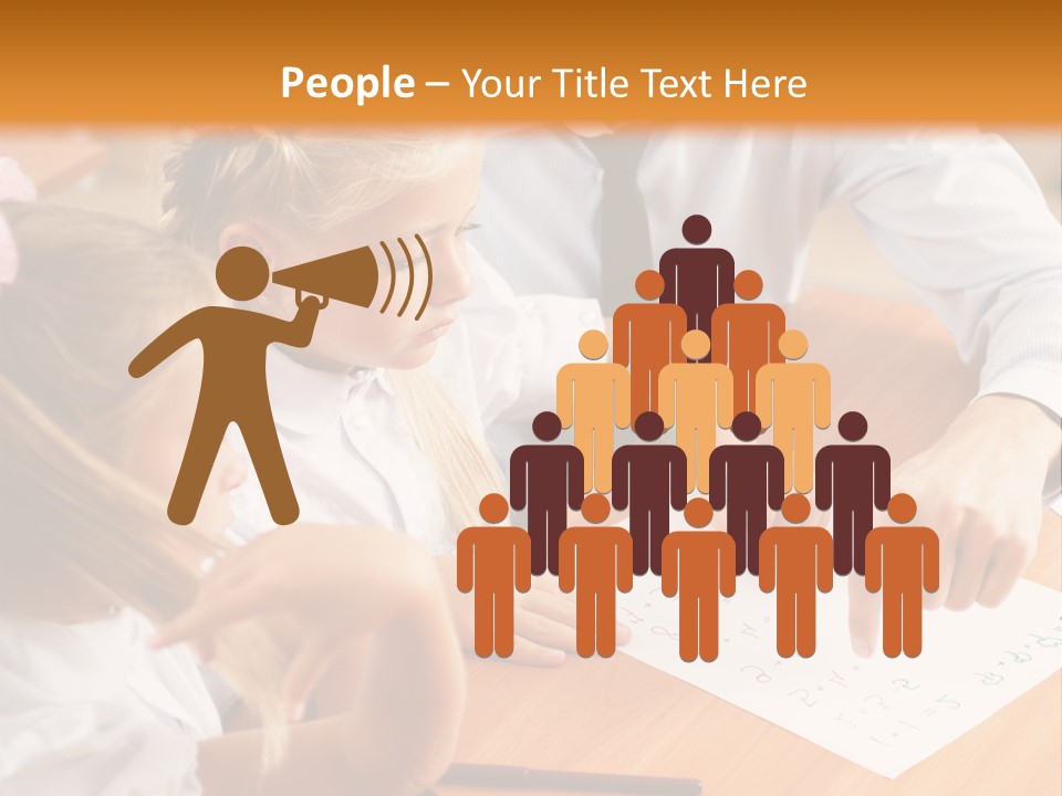 Office Brainstorm People PowerPoint Template