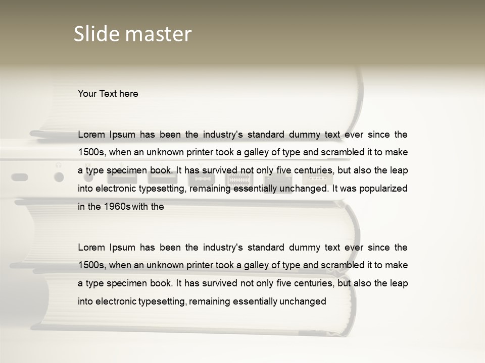 Business Design Male PowerPoint Template