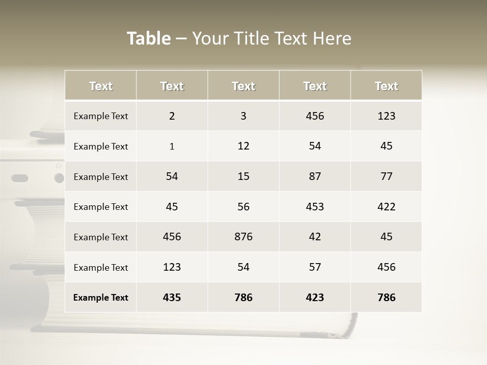 Business Design Male PowerPoint Template