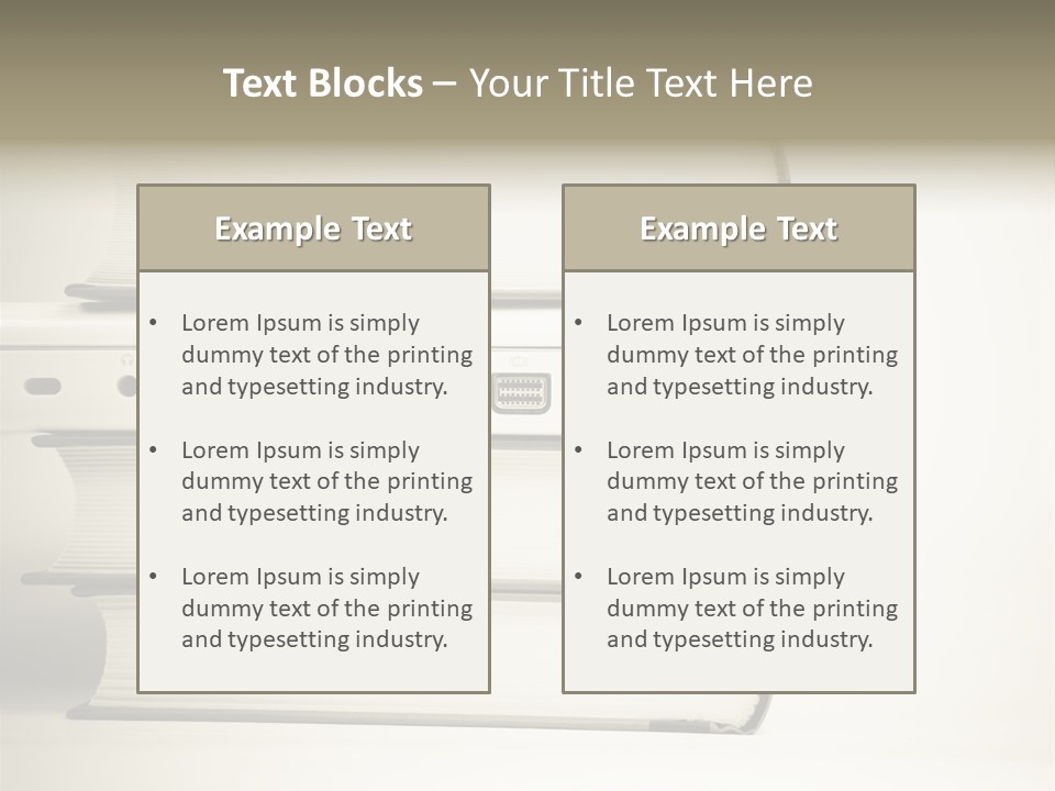 Business Design Male PowerPoint Template