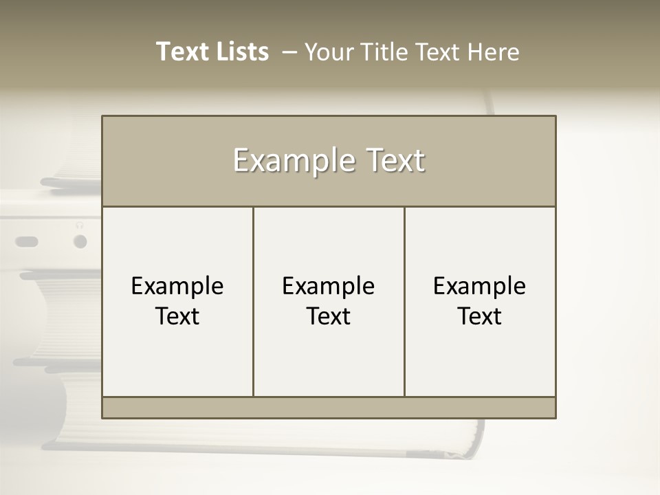 Business Design Male PowerPoint Template