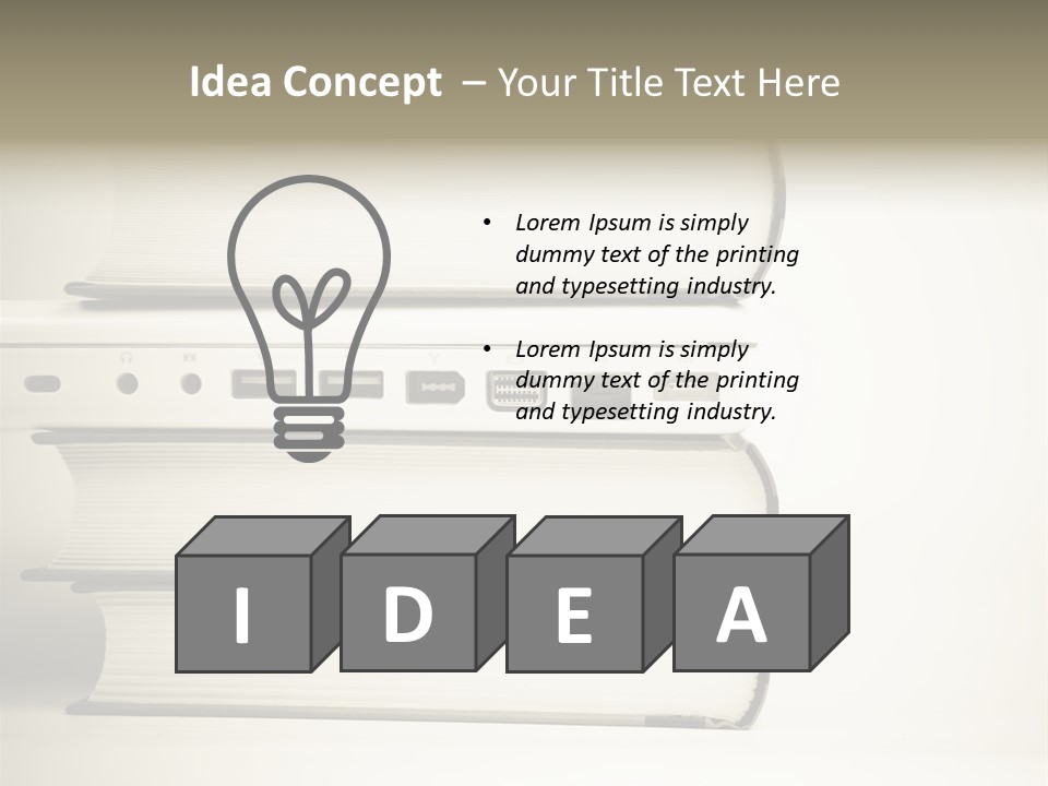 Business Design Male PowerPoint Template
