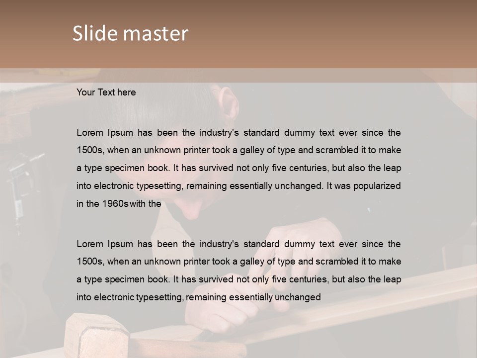 People Space Work PowerPoint Template