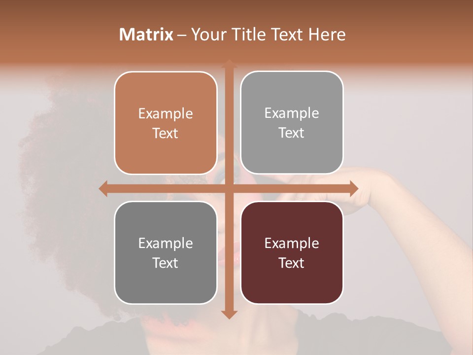 Man Technology Brain PowerPoint Template