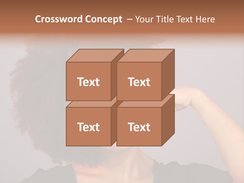 Man Technology Brain PowerPoint Template