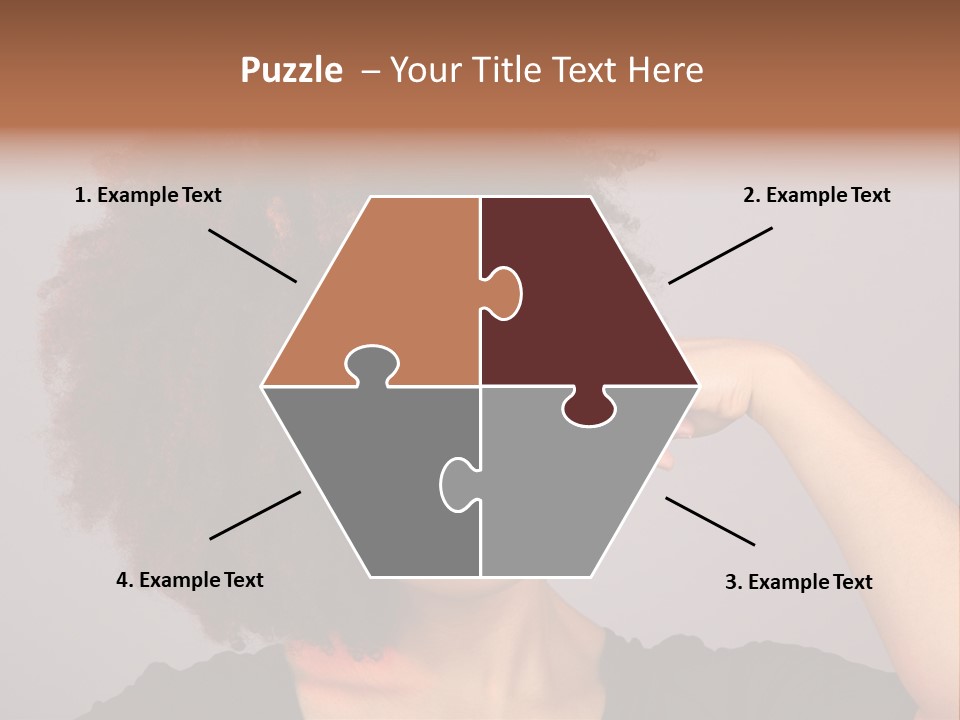 Man Technology Brain PowerPoint Template