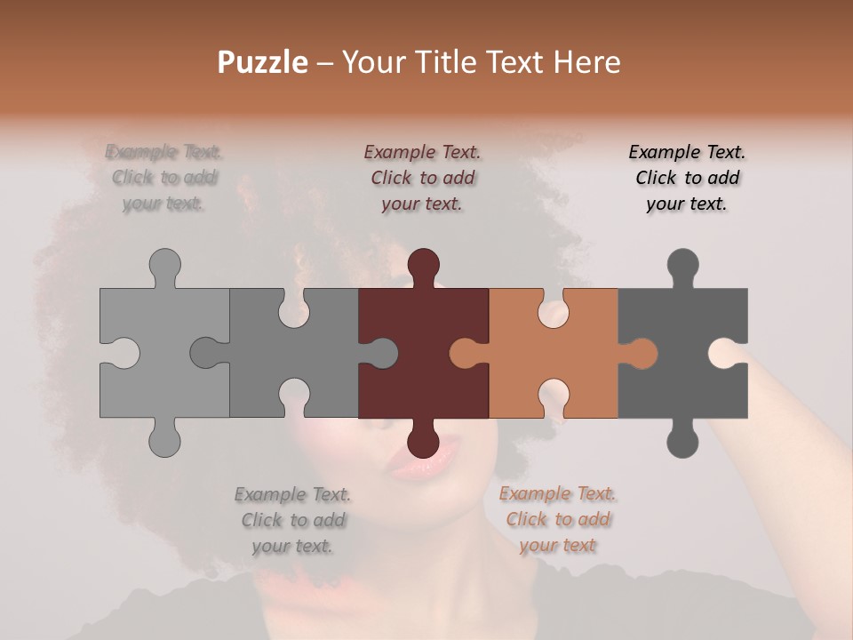 Man Technology Brain PowerPoint Template