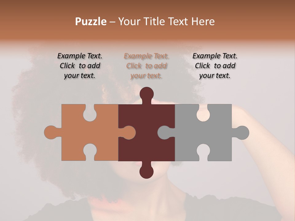 Man Technology Brain PowerPoint Template