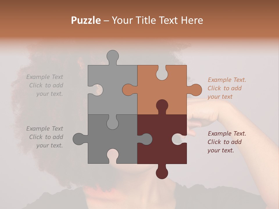 Man Technology Brain PowerPoint Template