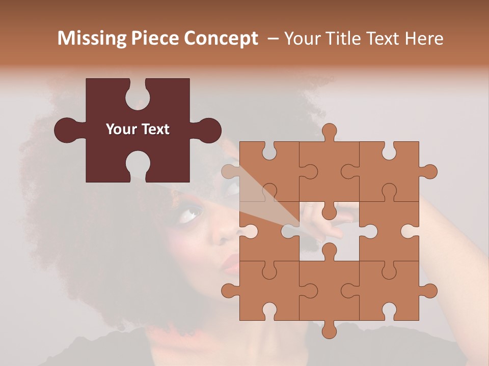 Man Technology Brain PowerPoint Template