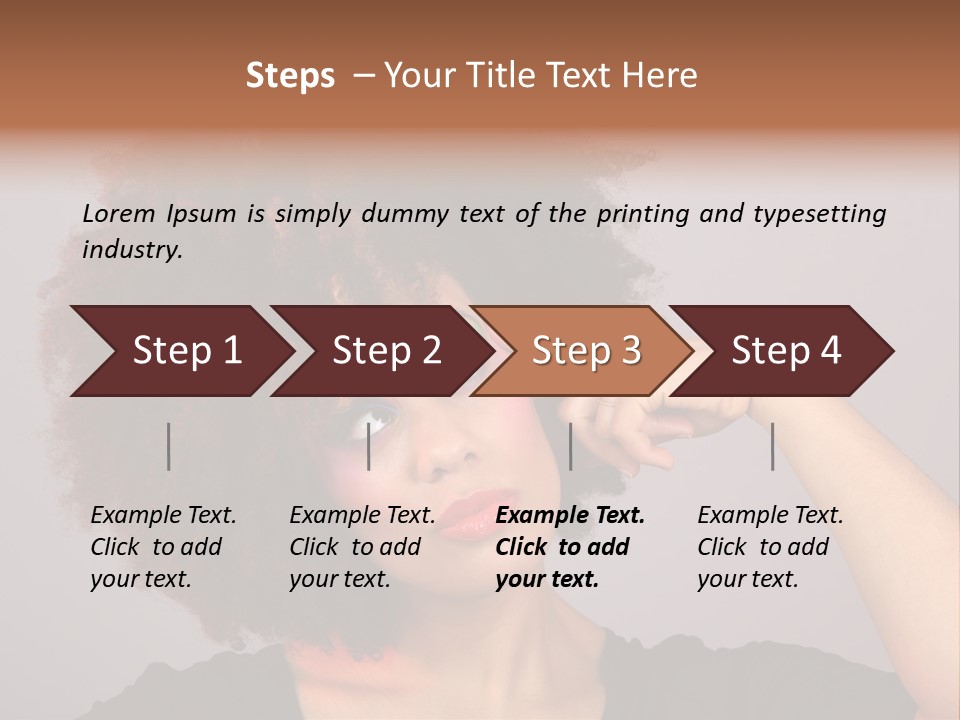 Man Technology Brain PowerPoint Template