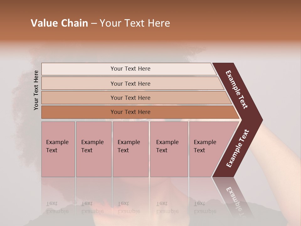 Man Technology Brain PowerPoint Template
