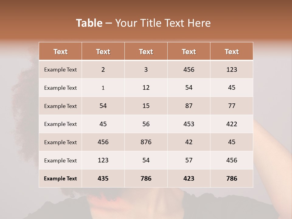 Man Technology Brain PowerPoint Template