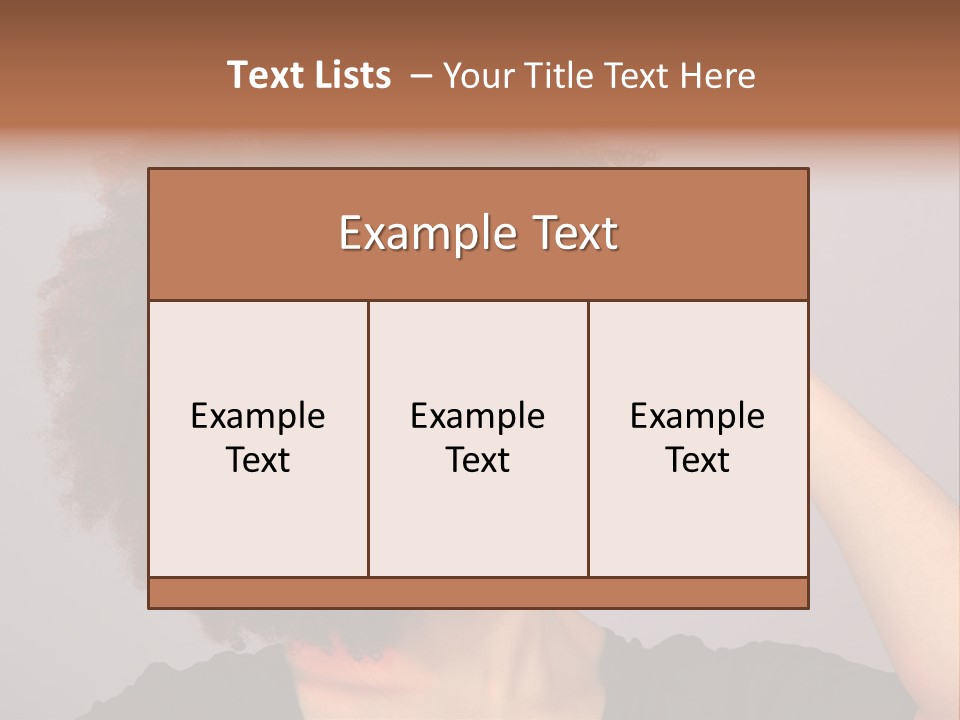 Man Technology Brain PowerPoint Template