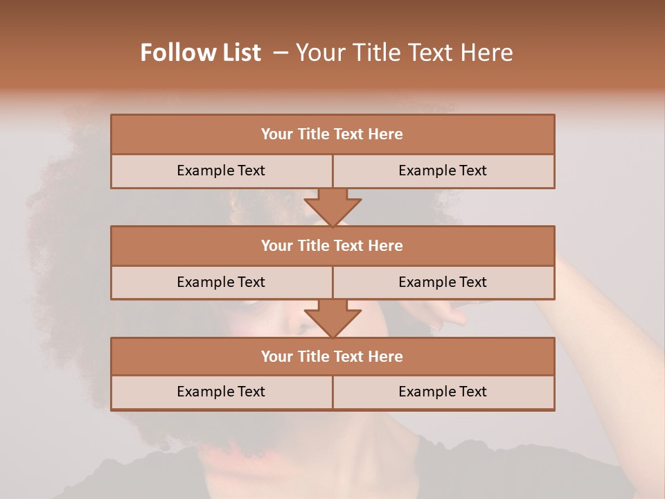 Man Technology Brain PowerPoint Template