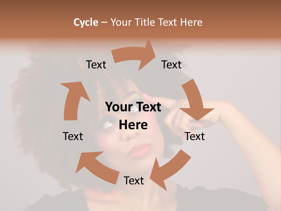 Man Technology Brain PowerPoint Template