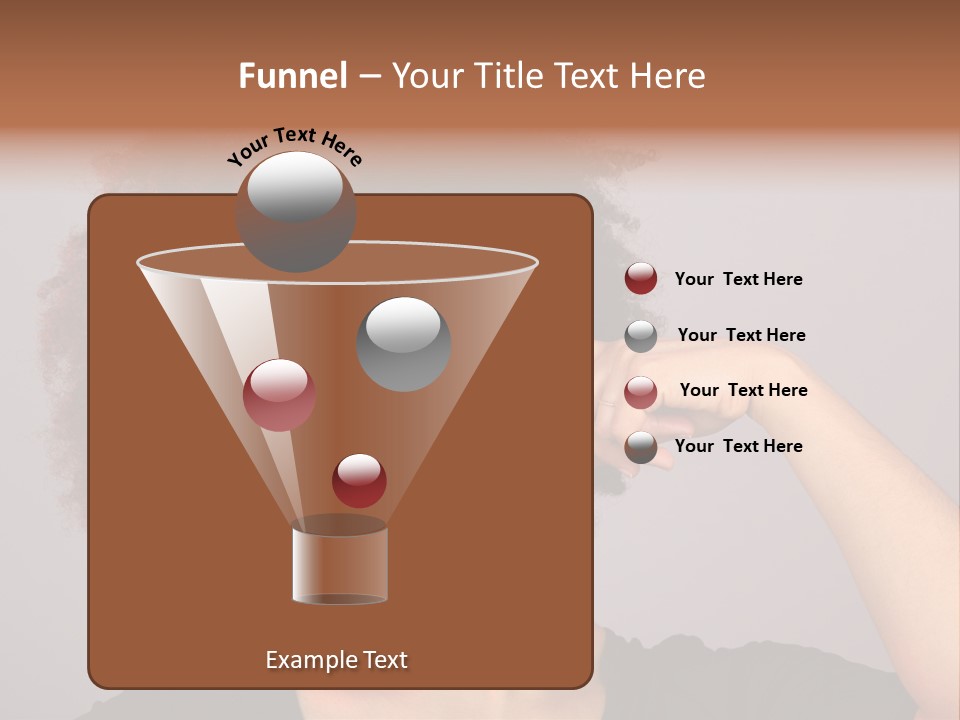 Man Technology Brain PowerPoint Template