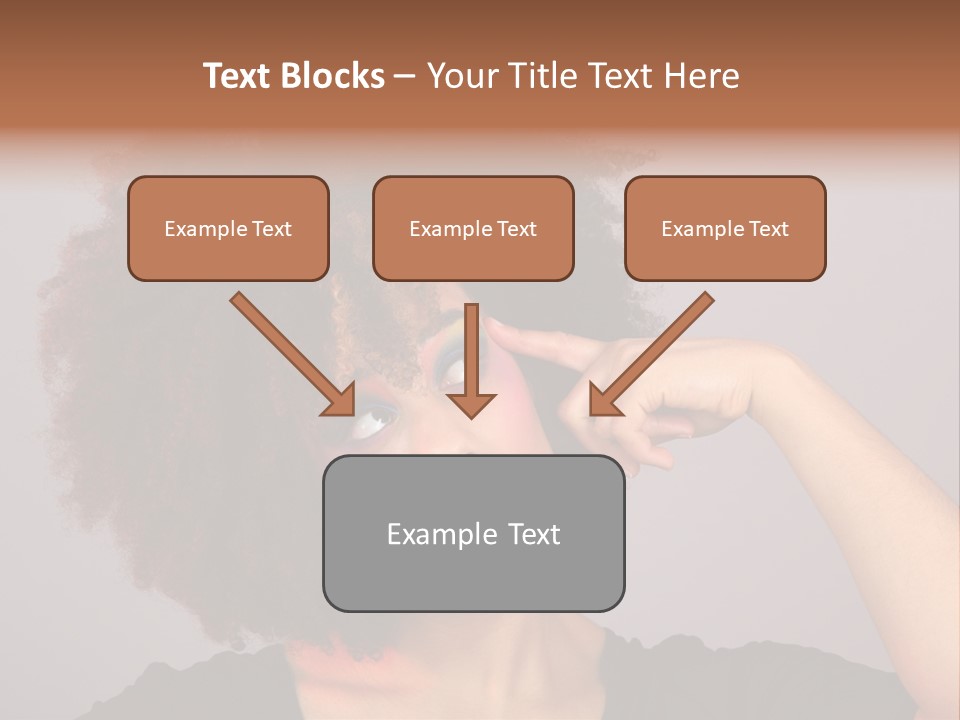 Man Technology Brain PowerPoint Template
