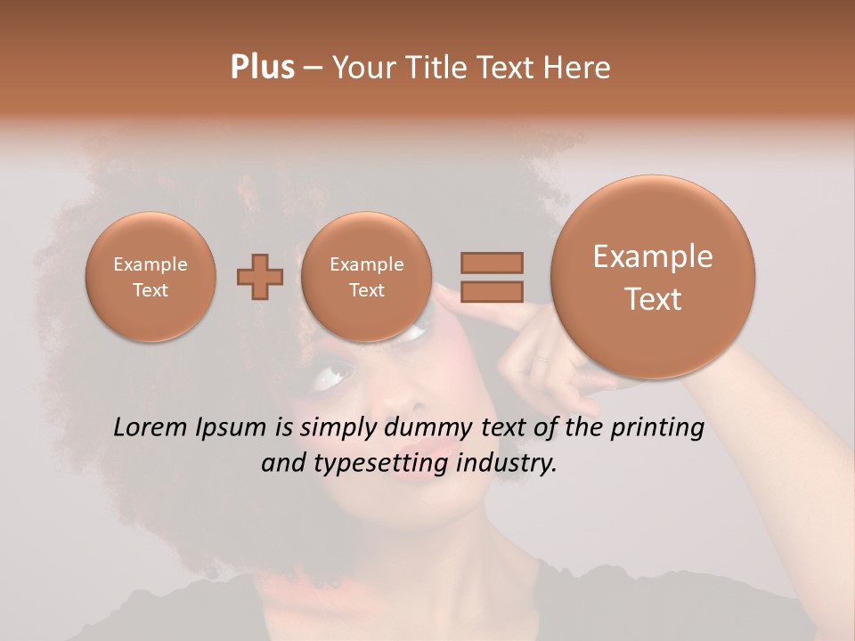Man Technology Brain PowerPoint Template