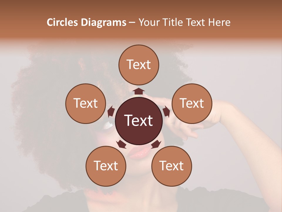 Man Technology Brain PowerPoint Template