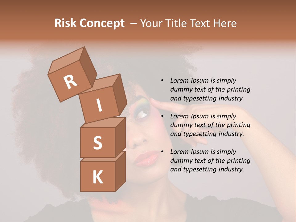 Man Technology Brain PowerPoint Template