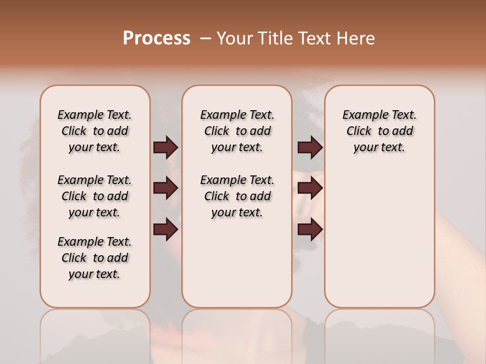 Man Technology Brain PowerPoint Template