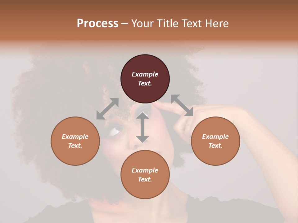 Man Technology Brain PowerPoint Template
