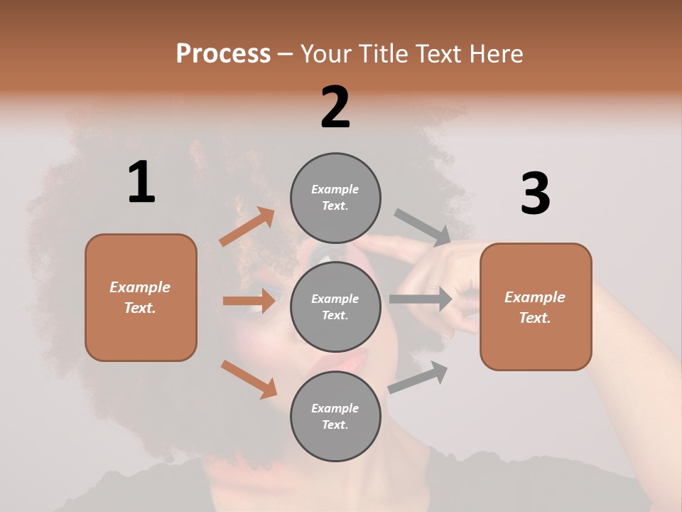 Man Technology Brain PowerPoint Template