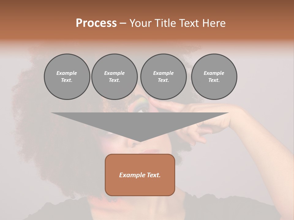 Man Technology Brain PowerPoint Template