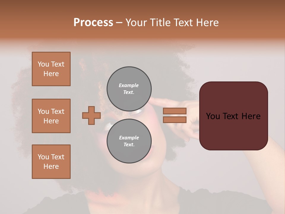 Man Technology Brain PowerPoint Template