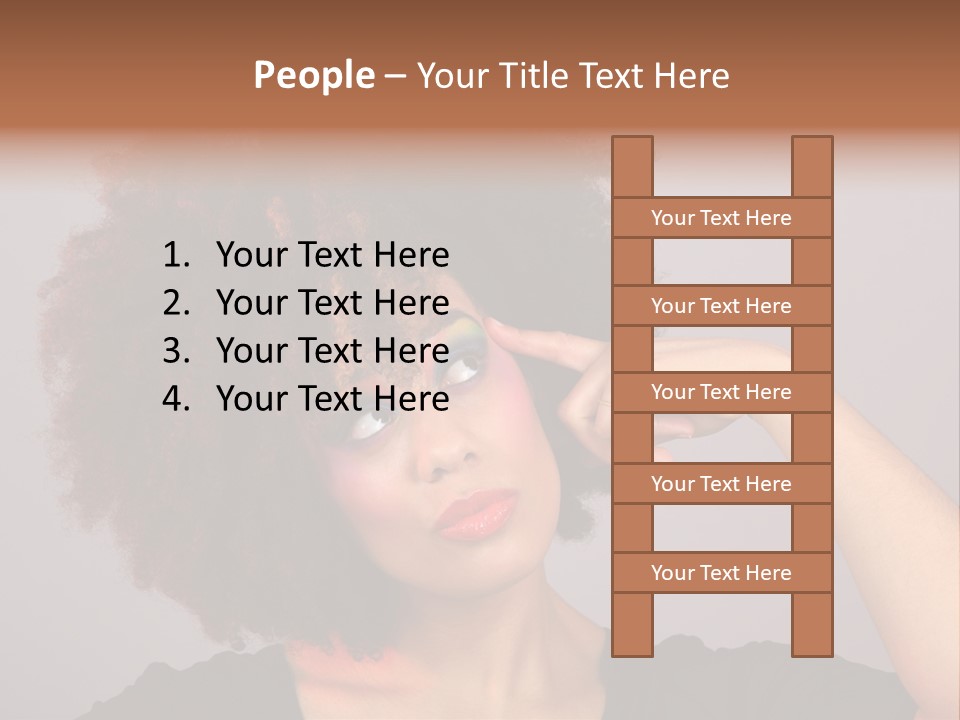 Man Technology Brain PowerPoint Template