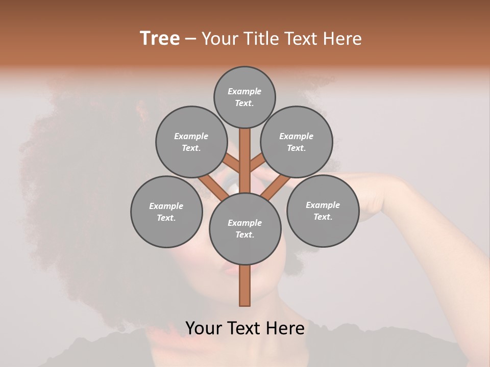 Man Technology Brain PowerPoint Template
