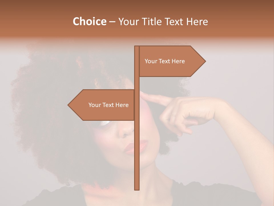 Man Technology Brain PowerPoint Template