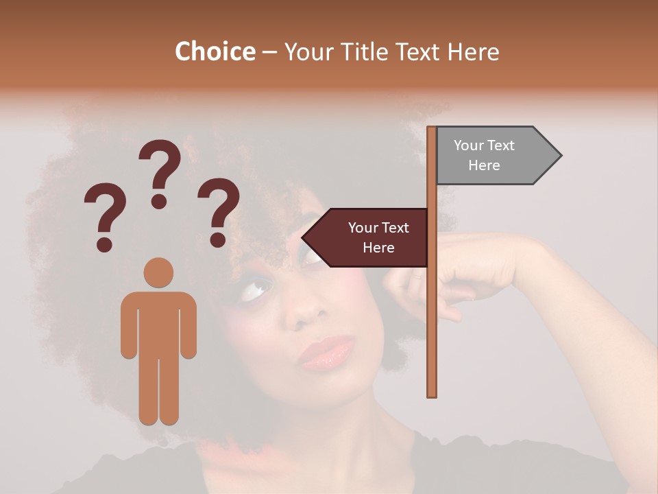 Man Technology Brain PowerPoint Template