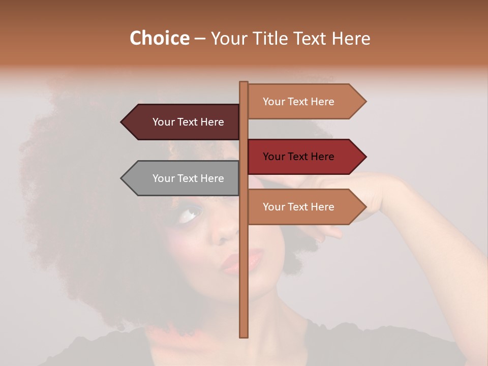 Man Technology Brain PowerPoint Template