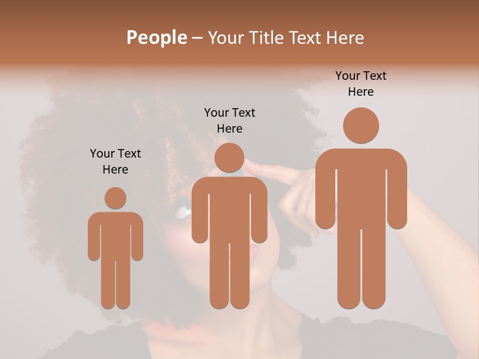 Man Technology Brain PowerPoint Template